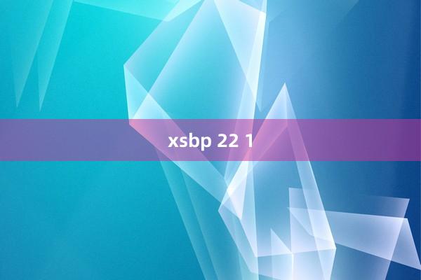 xsbp 22 1