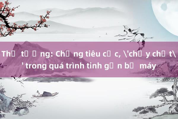 Thủ tướng: Chống tiêu cực， 'chạy chọt' trong quá trình tinh gọn bộ máy