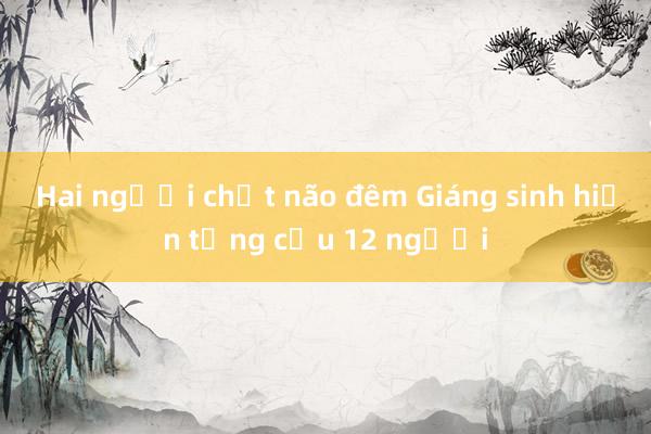 Hai người chết não đêm Giáng sinh hiến tạng cứu 12 người